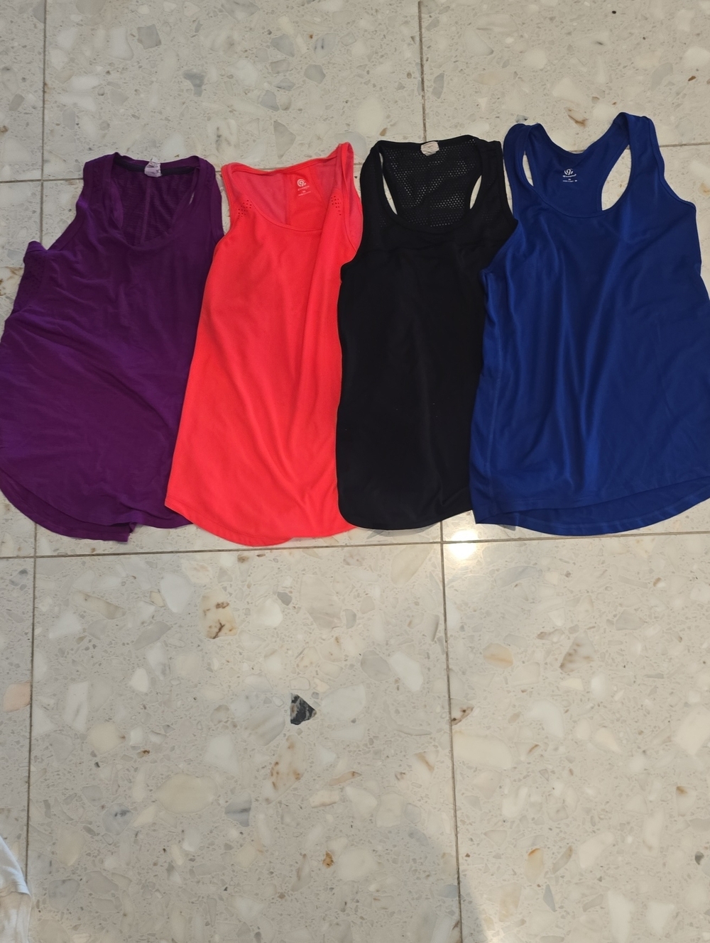 Champion Women's Racerback Tank Top - Purple, Coral, Black, Blue